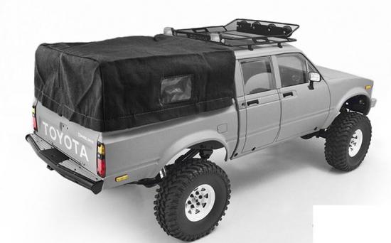 Bed Soft Top w/Cage for RC4WD Mojave II Four Door (Black) RC4WD