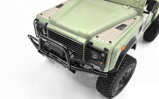 RC4WD Rocker Steel Stinger Front Bumper w/Plastic Winch for 1:18 Gelande II D90 RC4WD