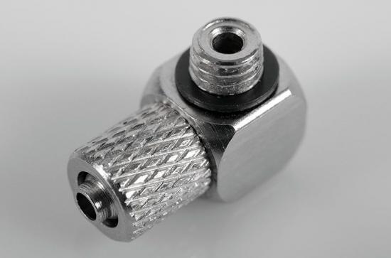 RC4WD Hydraulic Connector M5 x 4mm Tube (90deg)
