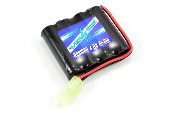 Voltz 4.8v NiMh - 800mah - Mini Tamiya Plug (HE00010) - Fits Hobby Engine Mining Truck and Wheeled Loader