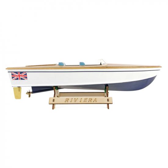 The Wooden Model Boat Company Riviera Motor Boat Kit 400mm
