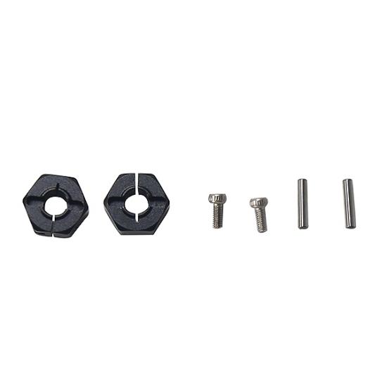 X-Rider Flamingo 6mm Hex. Hub Set(Metal - Black)