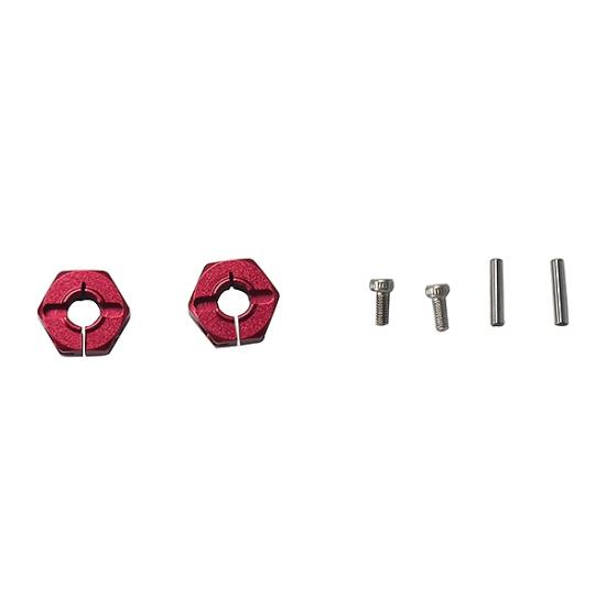X-Rider Flamingo 6mm Hex. Hub Set(Metal - Red)