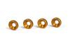 XRay Alu Countersunk Shim - Orange (4)