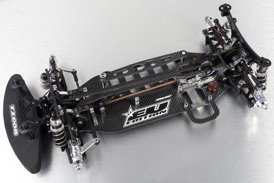 XRay T2 008 Asphalt-Spec Upper Deck Graphite + Rear Upper Deck - Set