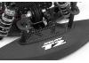 XRay T2 Upper Holder For Bumper - 2.5 mm Graphite - CNC Machined