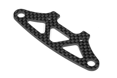 XRay T2 Upper Holder For Bumper - 2.5 mm Graphite - CNC Machined