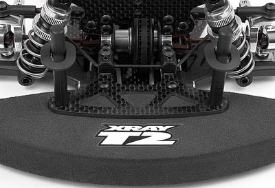 XRay T2 Upper Holder For Bumper - 2.5 mm Graphite - CNC Machined