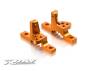 XRay T3 Aluminium Upper Clamp With Adj. Roll-Center (L+R) - Orange
