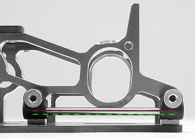 XRay Lower Eccentric Suspension Holder ( 2+2)