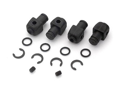 XRay Upper Susp. Holder + C-Clips + O-Ring ( Set )