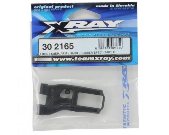 XRay Front Suspension Arm - Hard - Rubber-Spec - 2-Hole