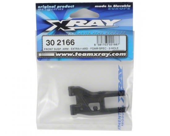 XRay Front Suspension Arm - Extra-Hard - Foam-Spec - 2-Hole