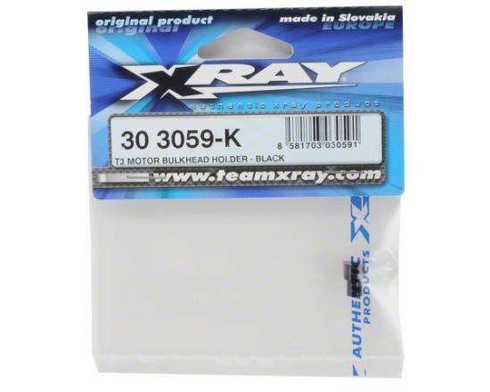 XRay T3 Motor Bulkhead Holder - Black