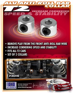 XRay Aluminium Anti-Roll Bar Collar (2)