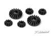 Composite Gear Diff Bevel + Satellite Gears (2+4)