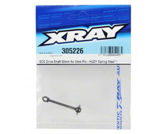 XRay ECS Drive Shaft 50mm For 2mm Pin - Hudy Spring Steel (1)