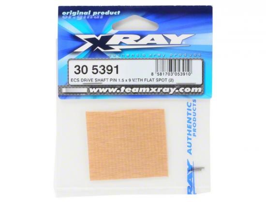 XRay ECS Drive Shaft Pin 1.5 X 9 With Flat Spot (2)