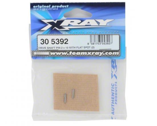 XRay Drive Shaft Pin 2 X 10 With Flat Spot (2)
