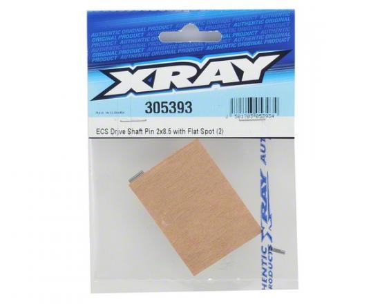 XRay ECS Drive Shaft Pin 2 X 8.5 With Flat Spot (2) ** CLEARANCE **