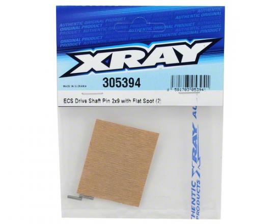 XRay ECS Drive Shaft Pin 2 X 9 With Flat Spot (2)