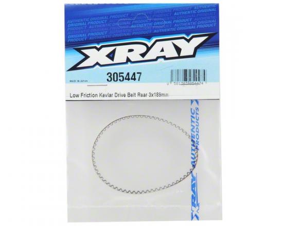 XRay High-Performance Low Friction Kevlar Drive Belt Rear 3 X 189 mm ** CLEARANCE **