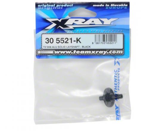 XRay T2 009 Aluminium Solid Layshaft - Black