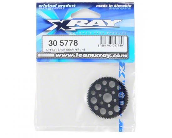XRay Offset Spur Gear 78T / 48 - Hard