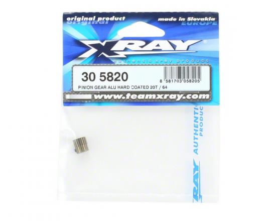 XRay Pinion Gear Aluminium Hard Coated 20T / 64