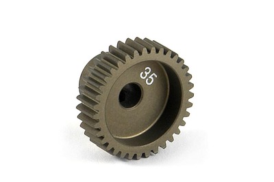 XRay Narrow Pinion Gear Aluminium Hard Coated 35T / 64