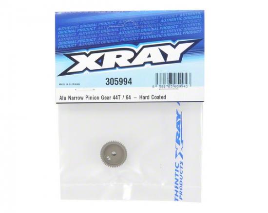 XRay Narrow Pinion Gear Aluminium Hard Coated 44T / 64