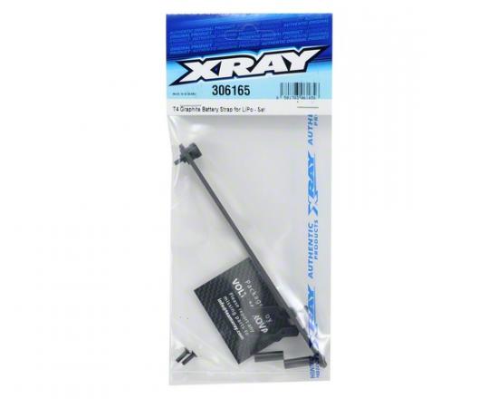 XRay T4 Graphite Battery Strap For Lipo - Set