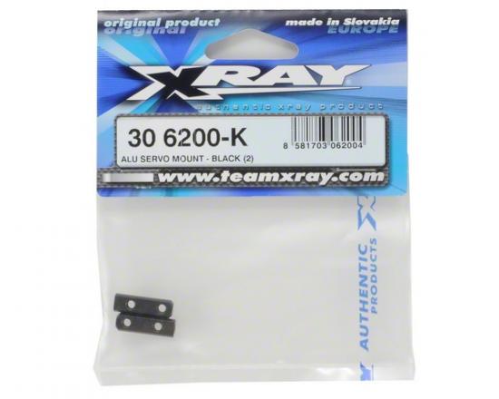 XRay Aluminium Servo Mount - Black (2)
