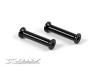 XRay T3 Aluminium Low Top Deck Mount - Black (2)