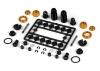 XRay T2 008 Aluminium Shock Absorber-Set - Orange (2)