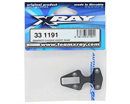 XRay Graphite Chassis Insert Rear