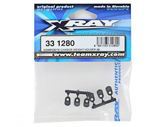 XRay Composite Chassis Weight Holder (6)