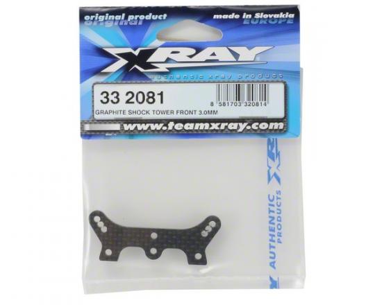 XRay Graphite Shock Tower Front 3.0mm
