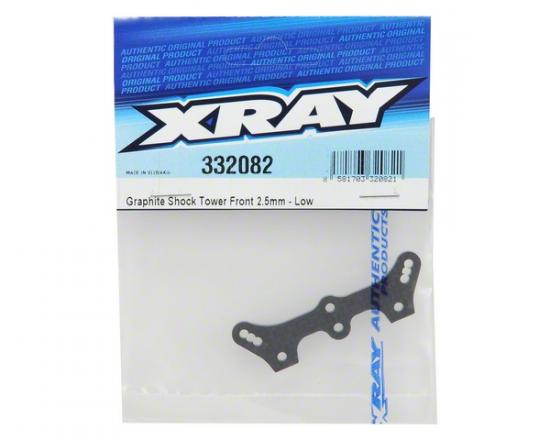 XRay Graphite Shock Tower Front 2.5mm - Low ** CLEARANCE **
