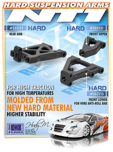 XRay Composite Suspension Arm Front Upper - Hard