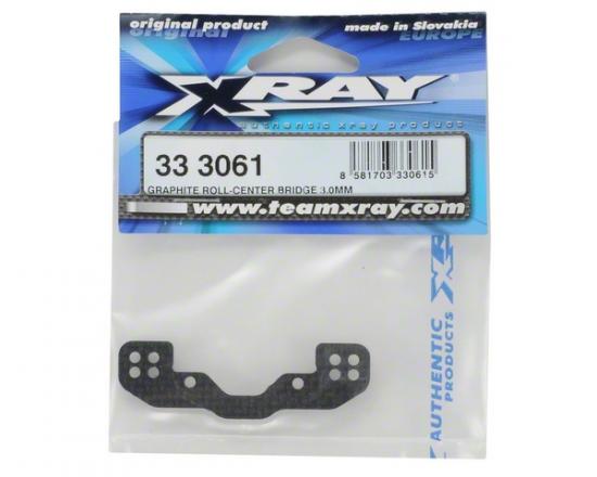 XRay Graphite Roll-Center Bridge 3.0mm - V2