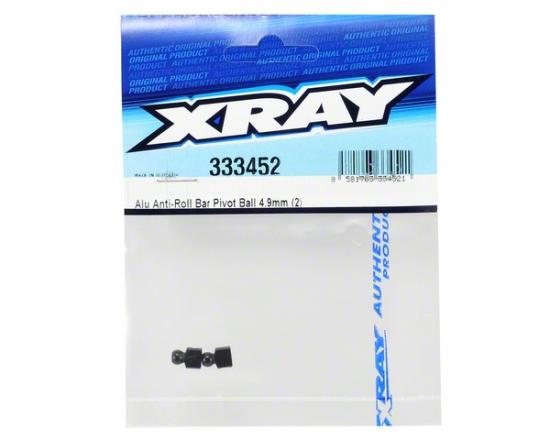 XRay Aluminium Anti-Roll Bar Pivot Ball 4.9 mm (2)