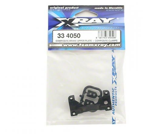 XRay Composite Brake Upper Plate + Composite Clamps