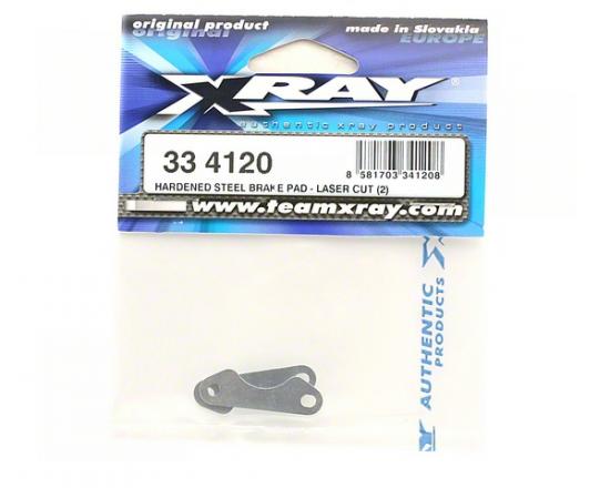 XRay Hardened Steel Brake Pad - Laser Cut (2)