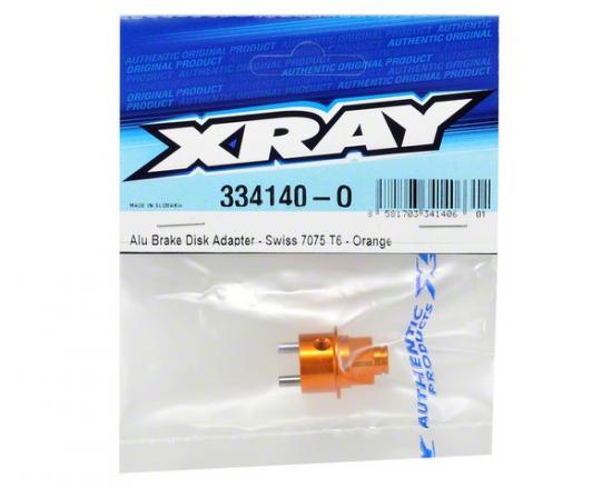 XRay Brake Disk Adapter - Aluminium 7075 T6 - Orange