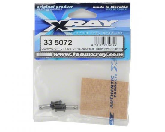 XRay Lightweight Diff Outdrive Adapter - Hudy Spring Steel (2)