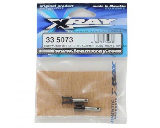 XRay Lightweight Diff Outdrive Adapter - Long - Hudy Spring Steel (2)
