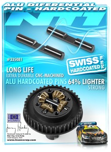 XRay Aluminium Diff Pin - Hard Coated (2)