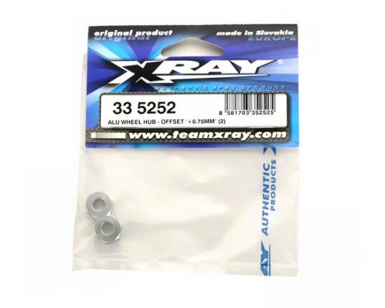 XRay Aluminium Wheel Hub - Offset +0.75mm (2)