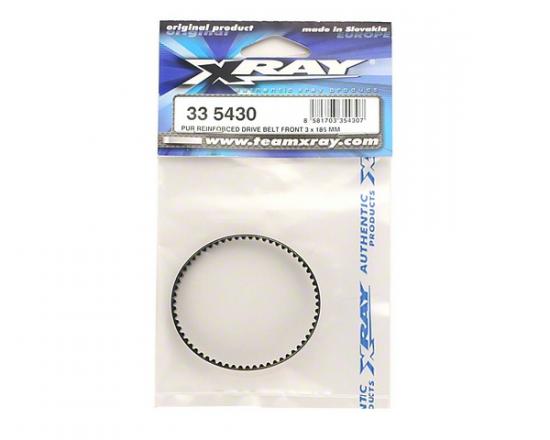 XRay PUR Reinforced Drive Belt Front 5.0 X 186 mm - V2
